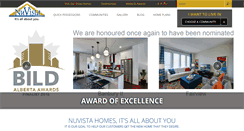 Desktop Screenshot of nuvistahomes.com